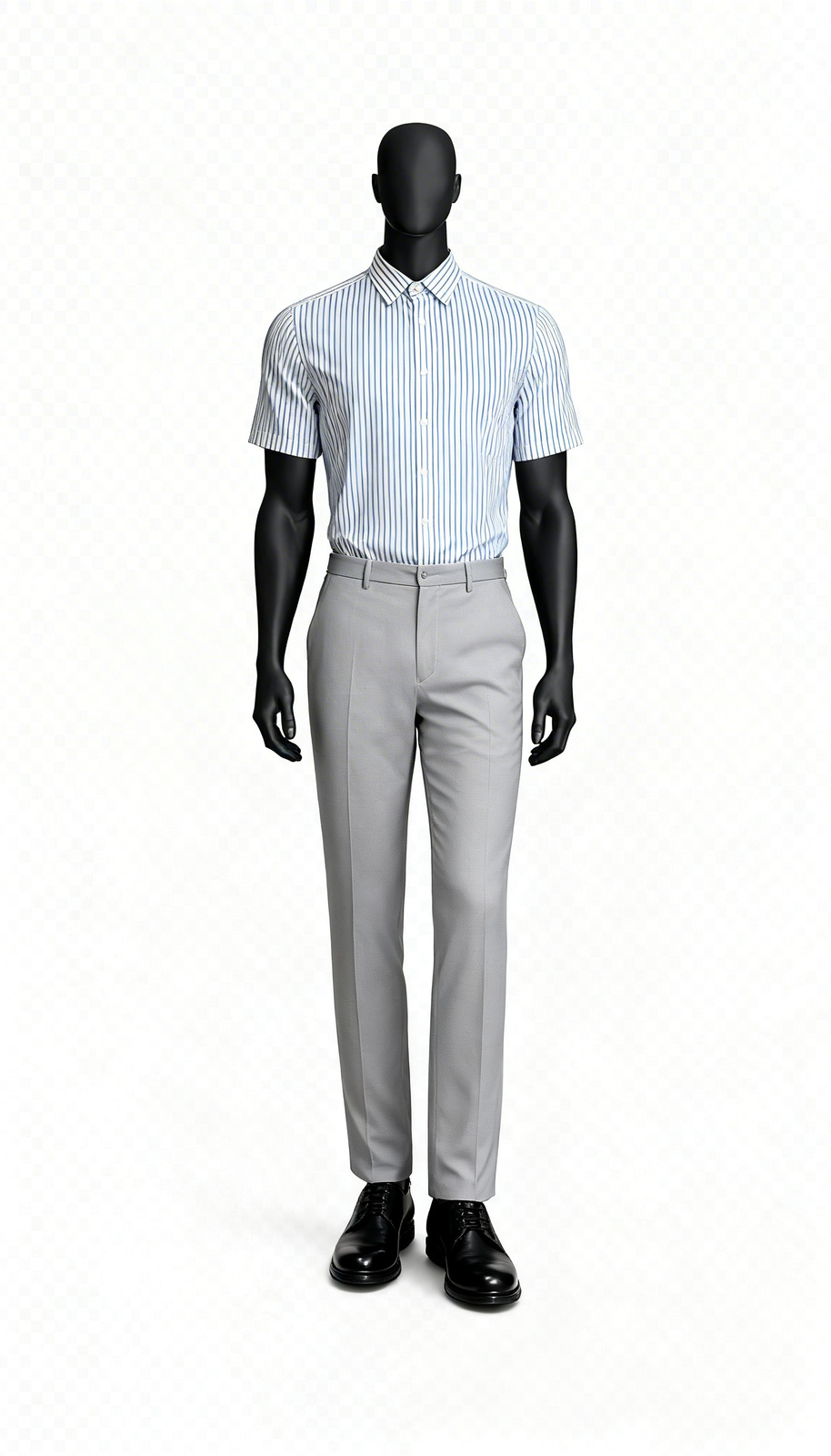 Brown Casual Checked Half Shirt