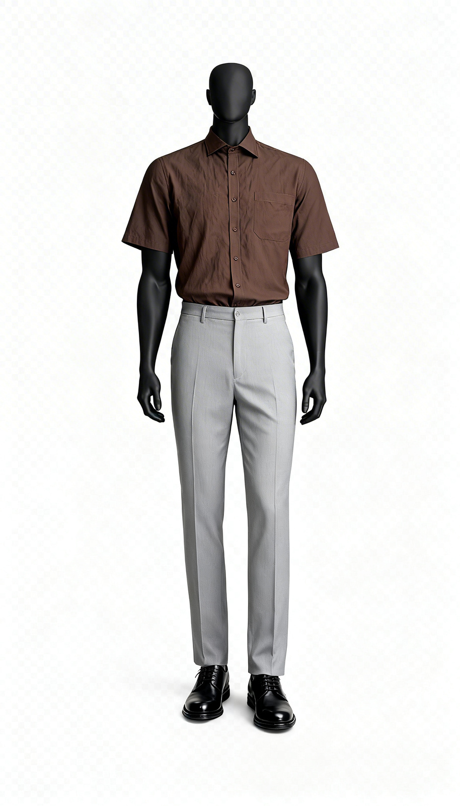 Purple Solid Summer Casual Shirt