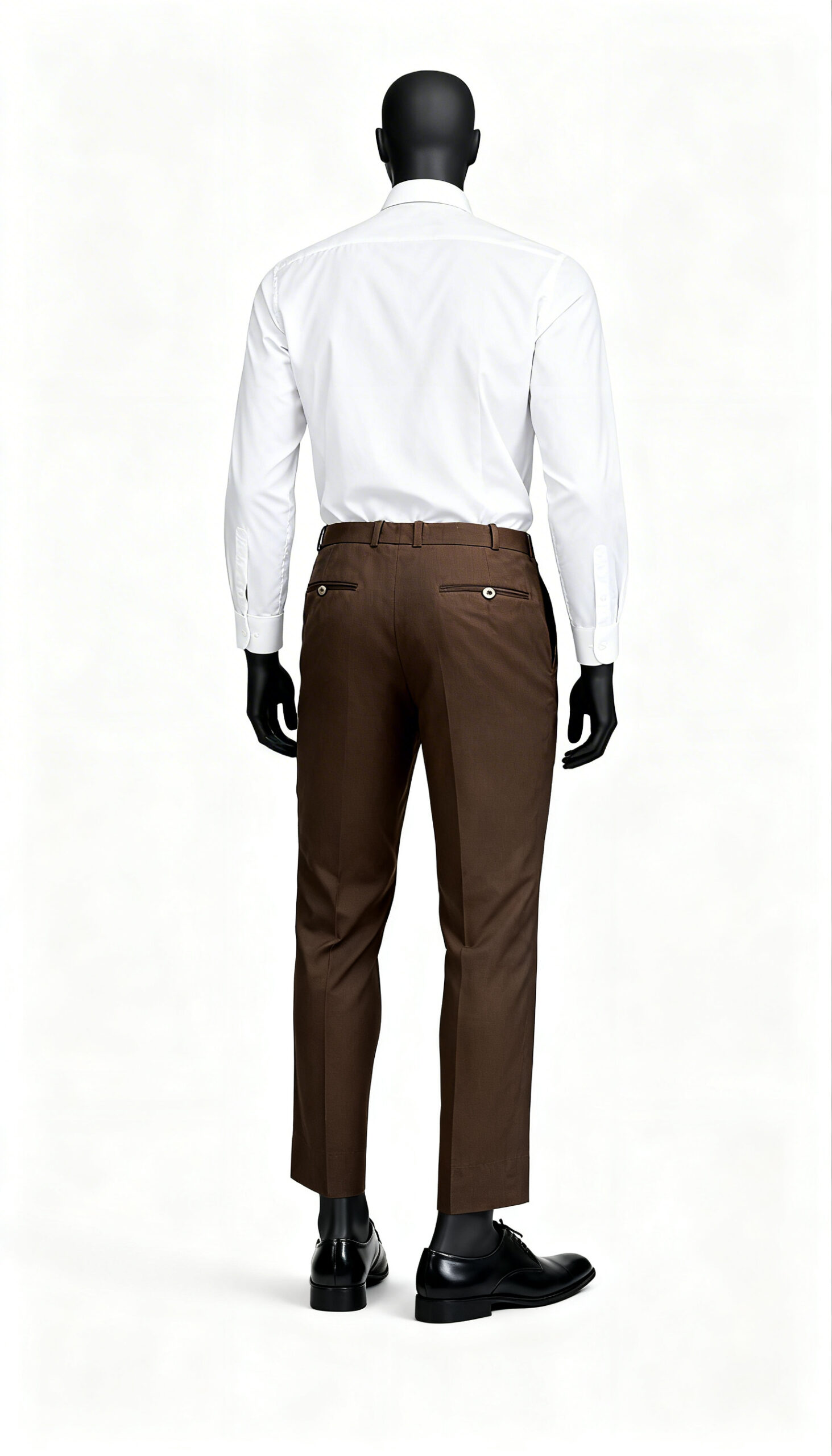 Men’s Dark Brown Trousers - Image 2