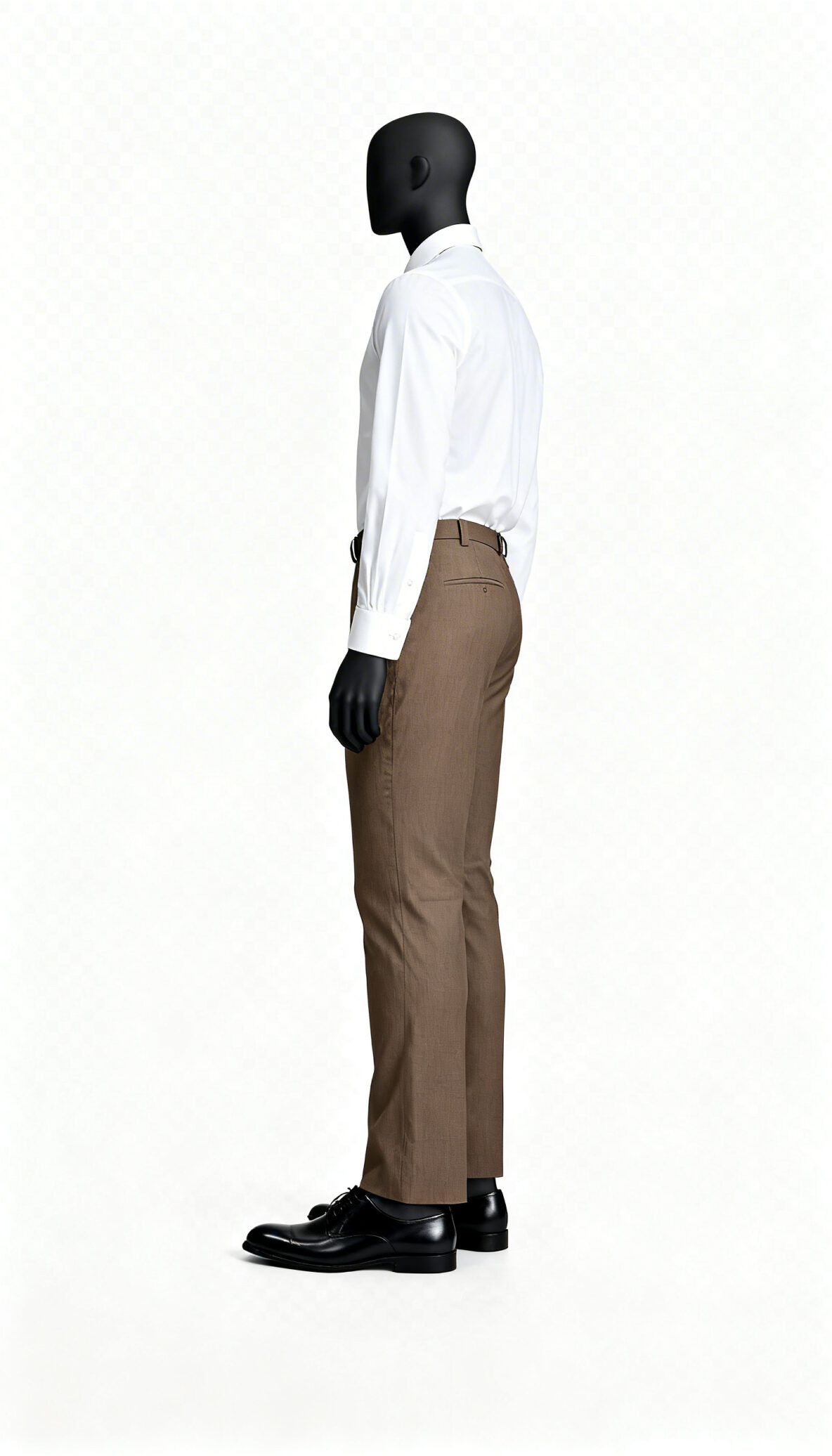 Men’s Beige Formal Trousers