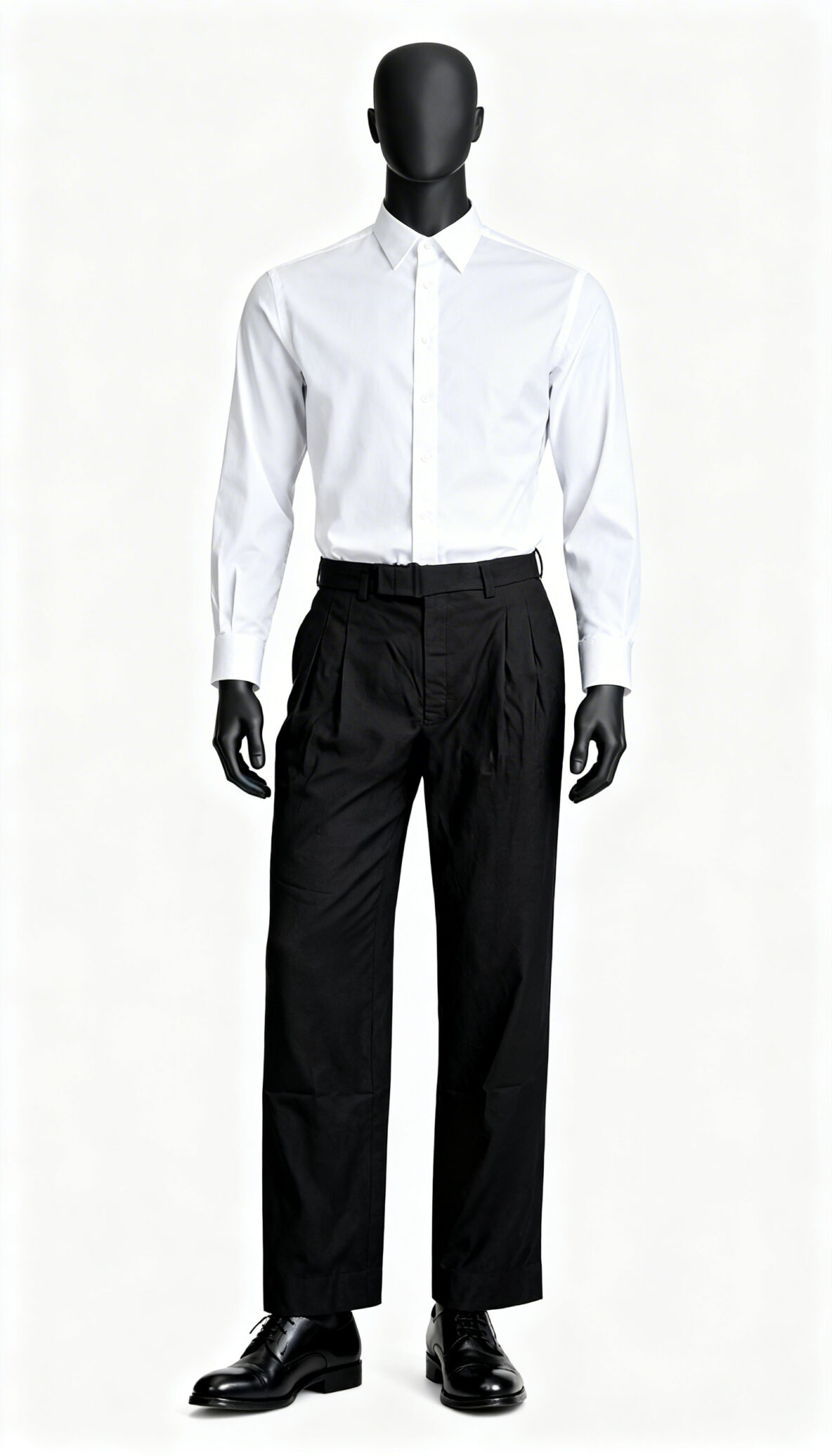 Men’s Jet Black Office Trousers