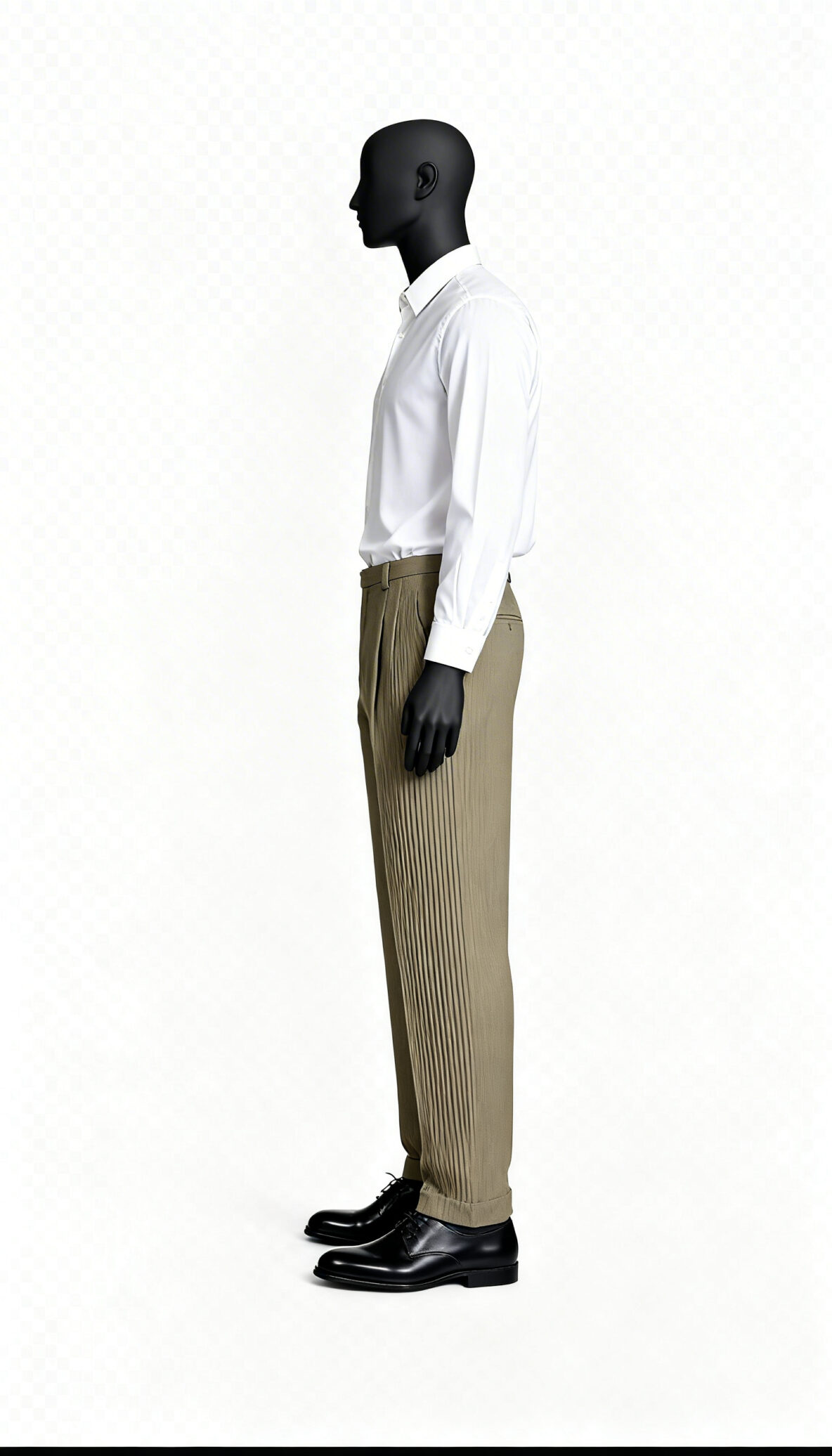 Men’s Beige Formal Trousers
