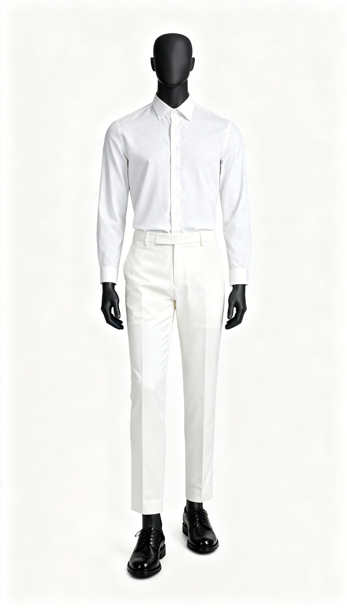 Men’s White Formal Trousers