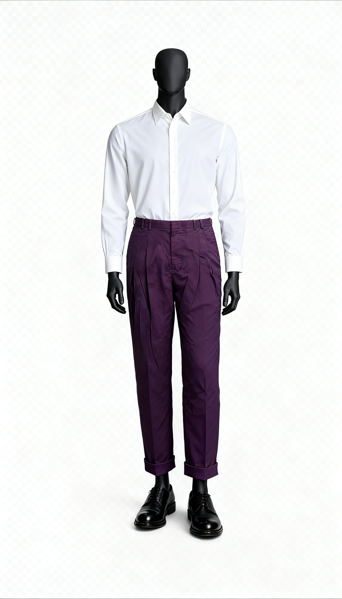 Men’s Maroon Formal Trousers