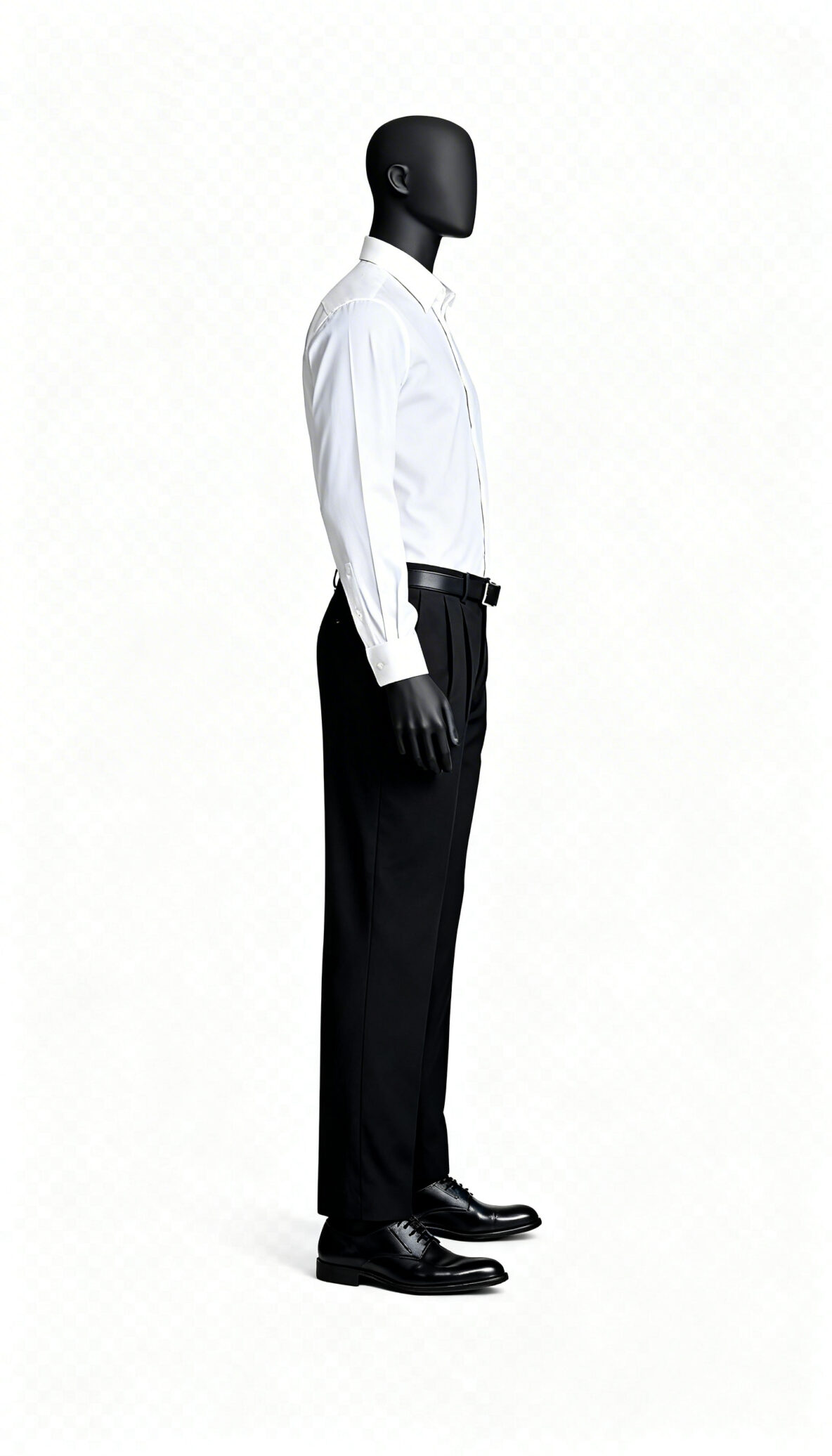 Men’s Deep Black Formal Trousers
