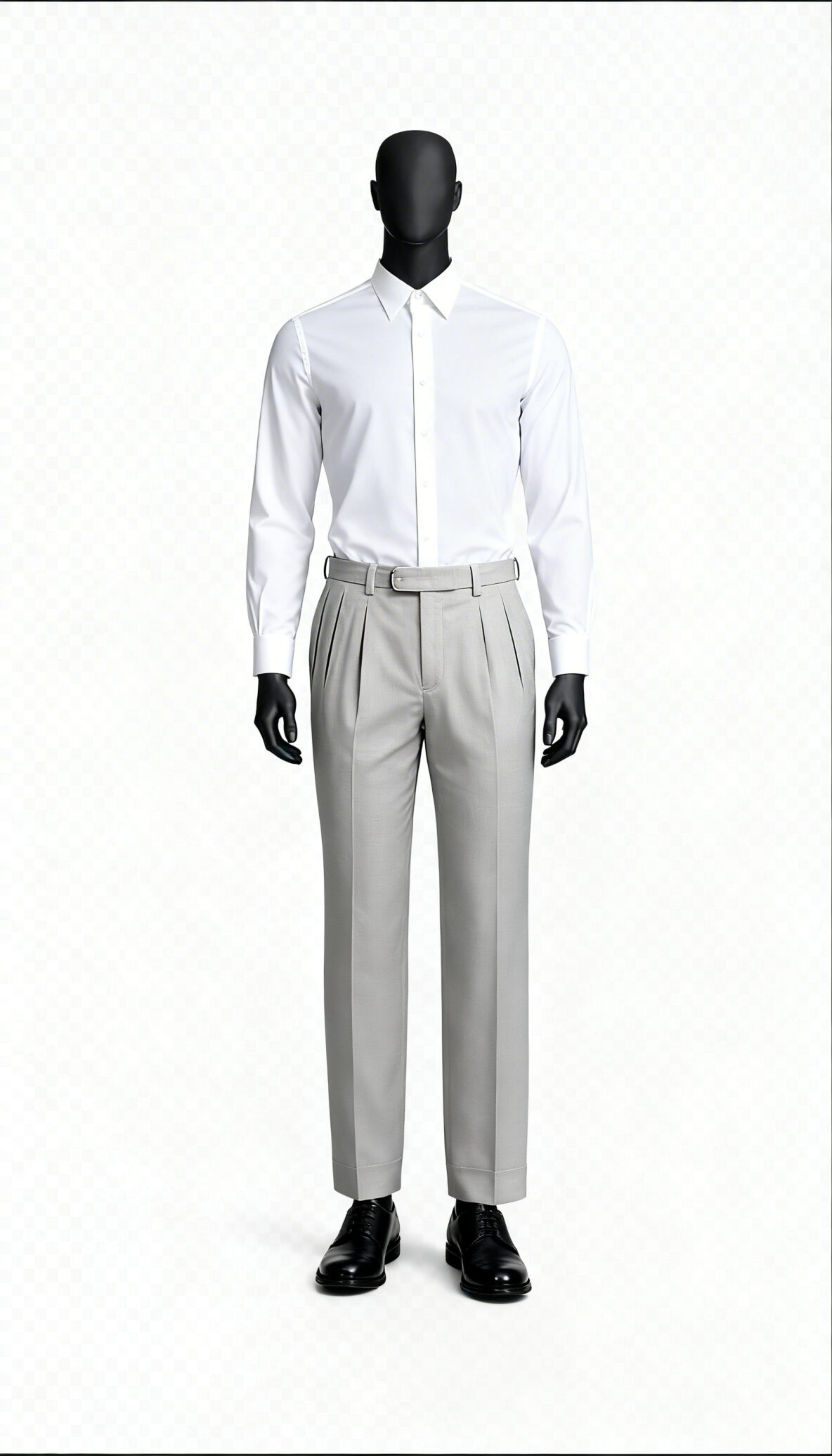 Men’s Light Grey Formal Trousers