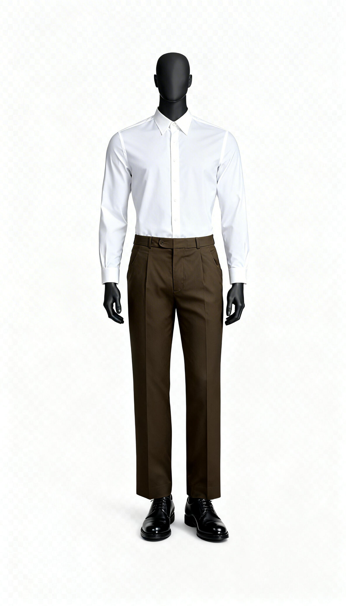 Men’s Dark Brown Formal Trousers