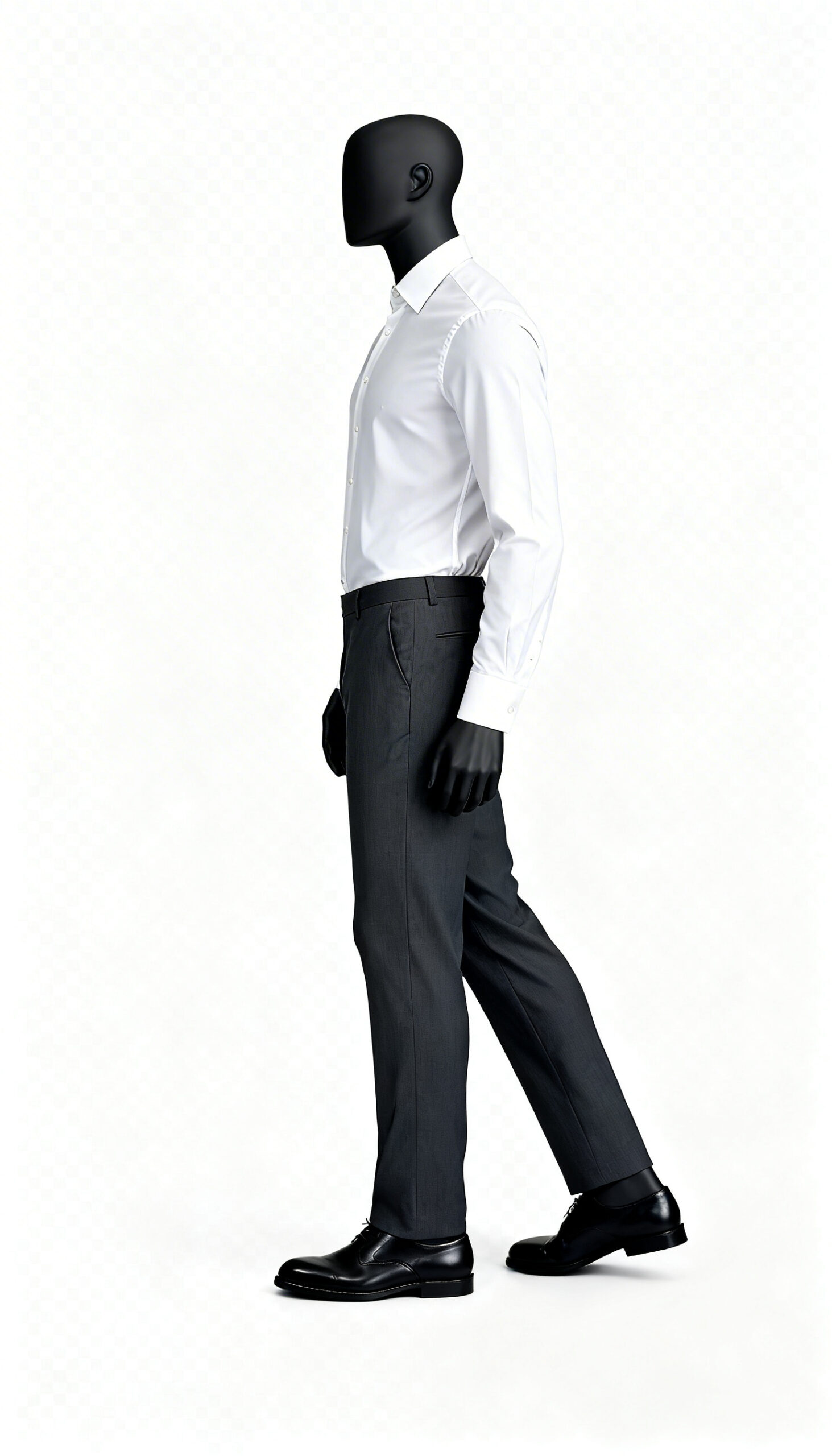 Dark Grey Formal Trousers - Image 3