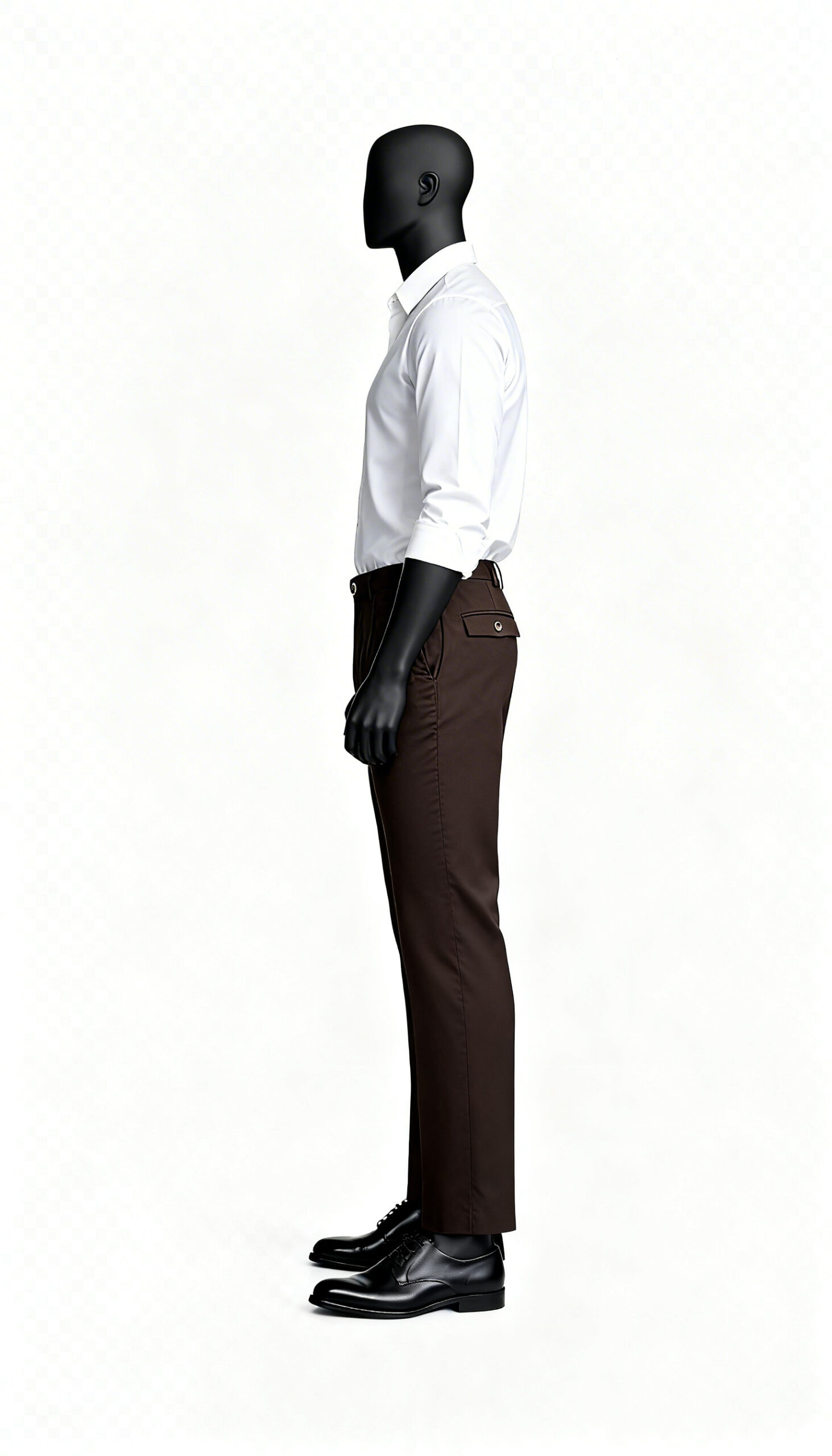 Dark Brown Formal Trouser - Image 2