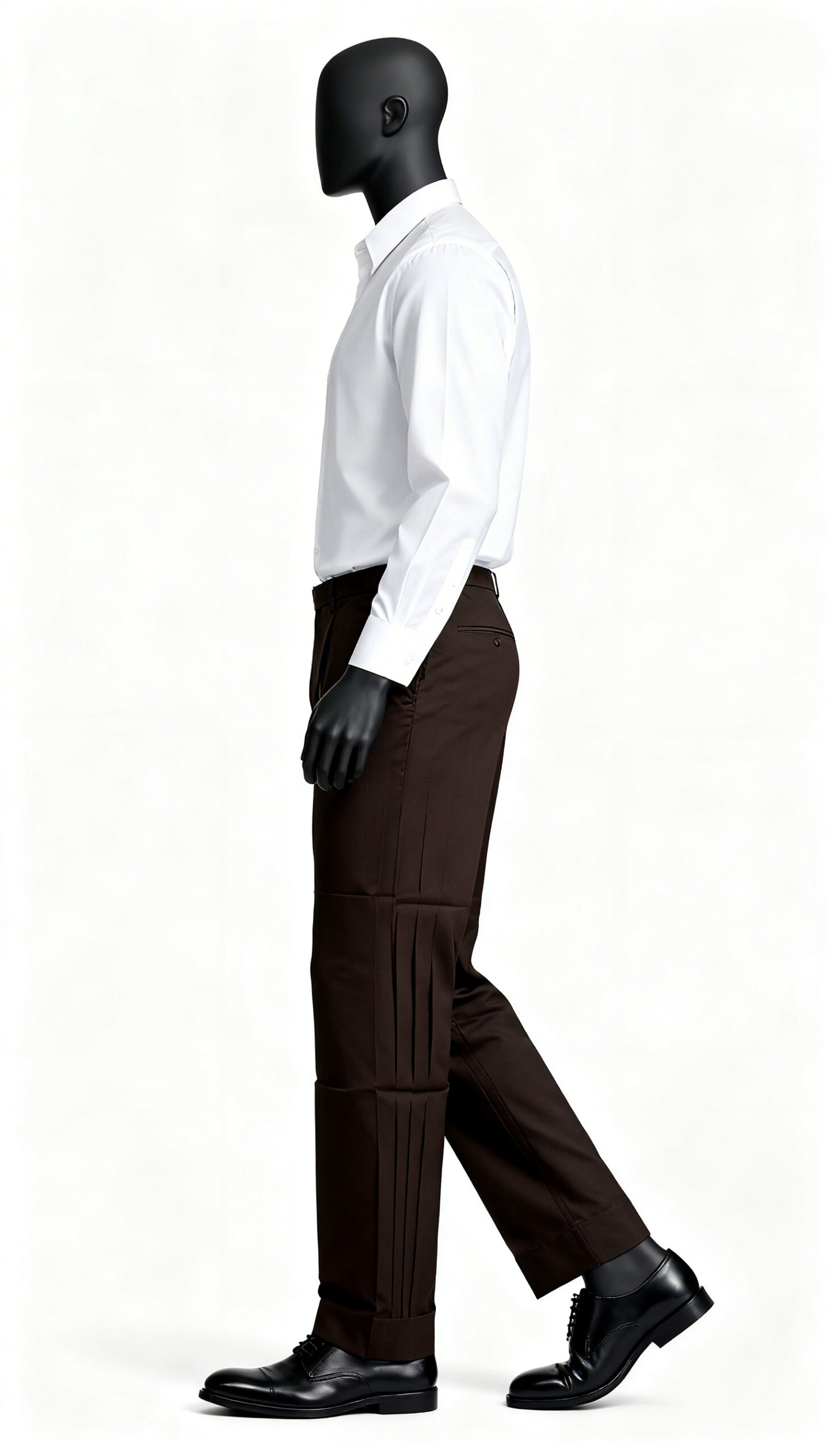 Dark Brown Formal Trousers - Image 2