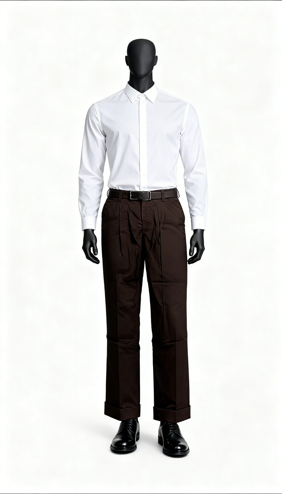 Dark Brown Formal Trousers