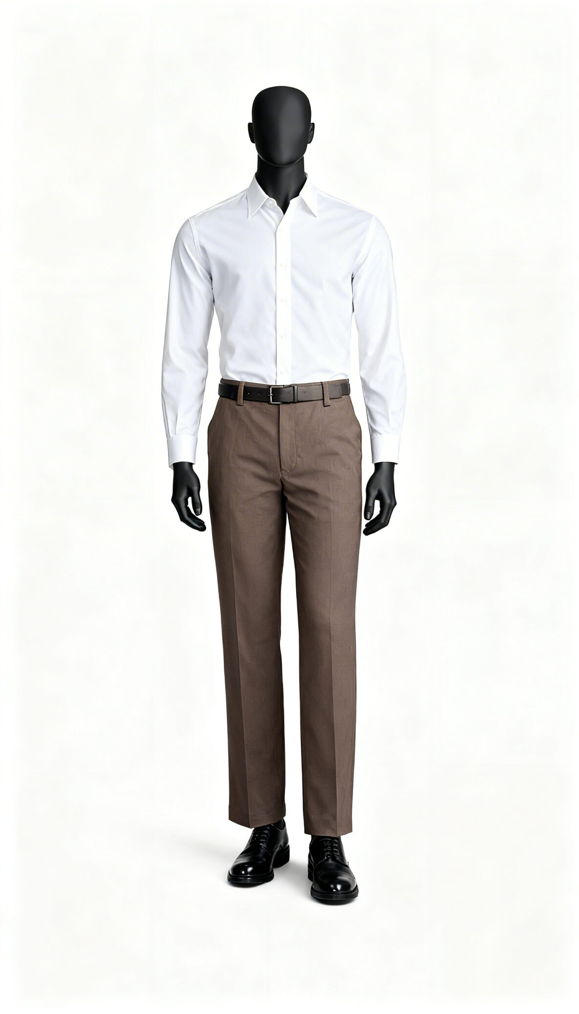 Brown Office Formal Trouser