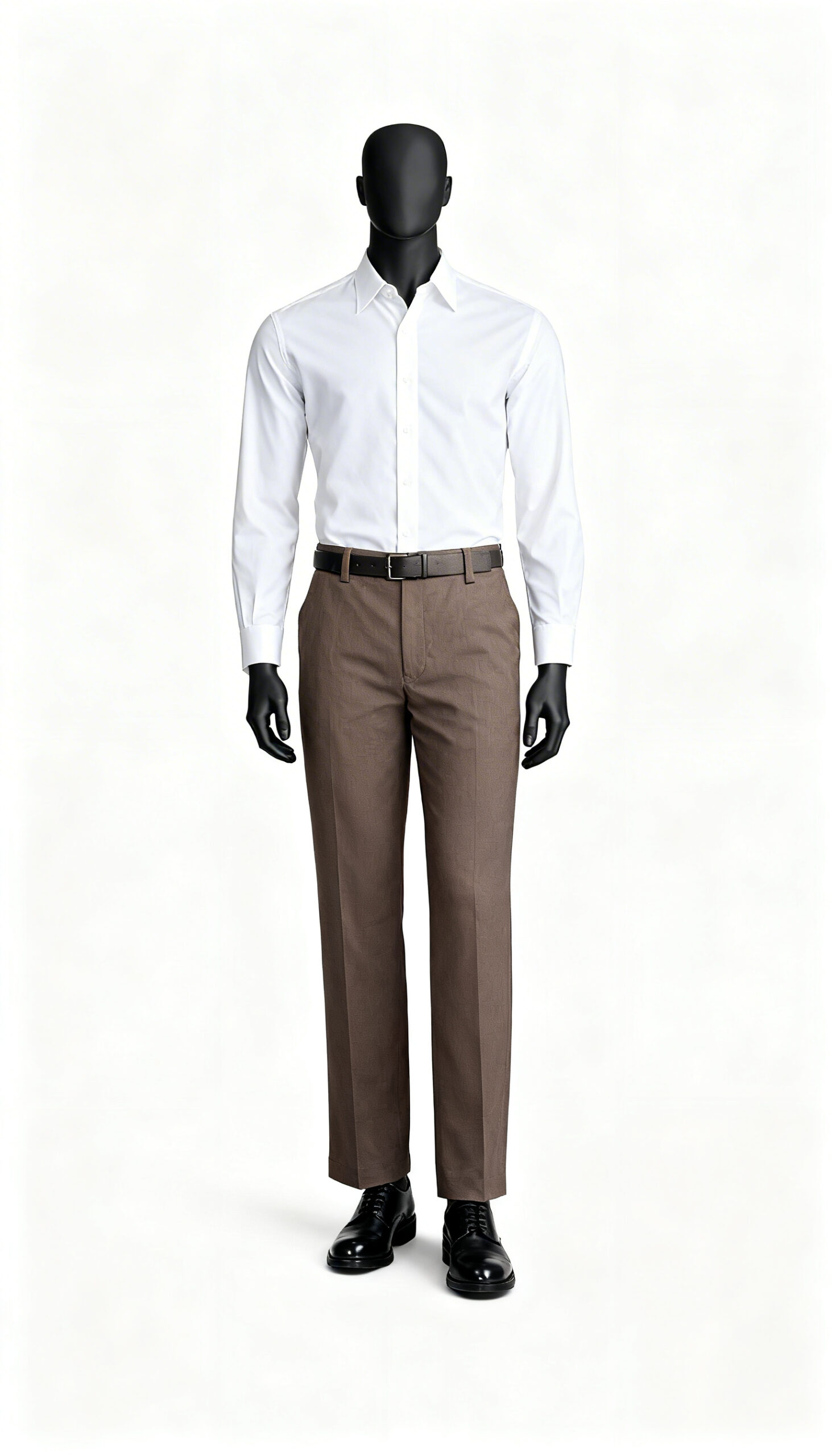 Brown Office Formal Trouser