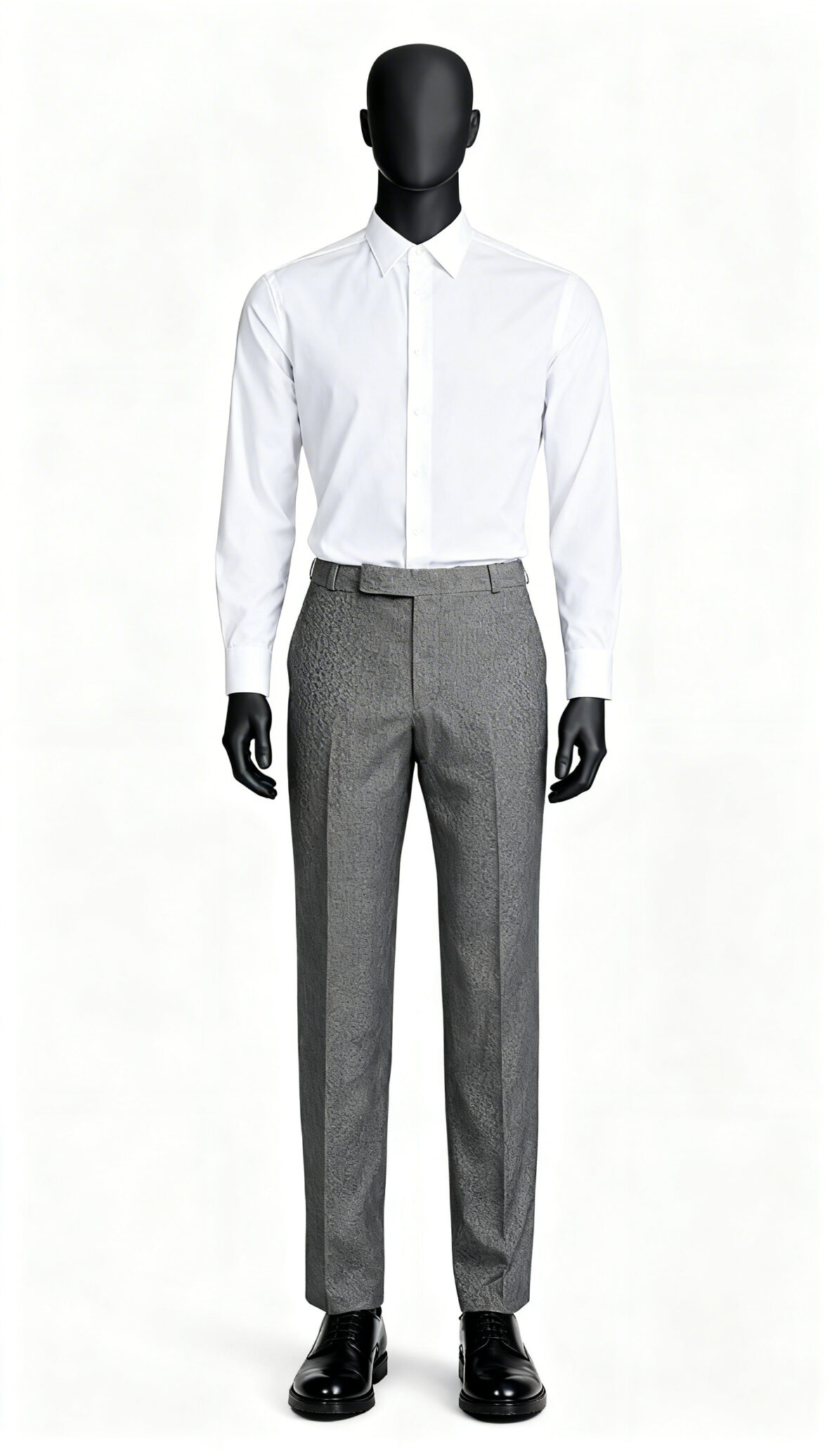 Men Medium Grey Formal Trouser
