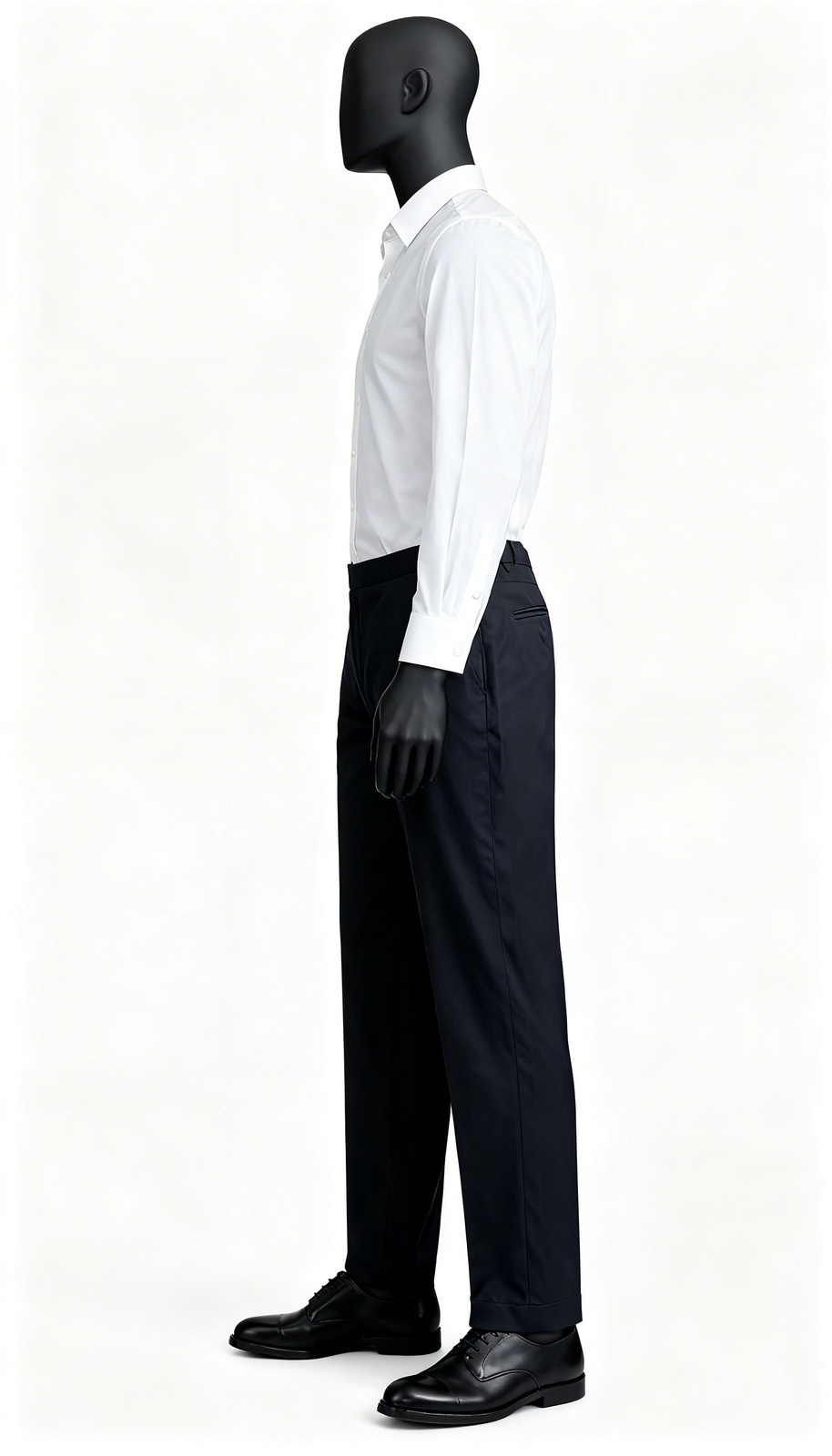 Black Classic Office Formal Trouser - Image 3