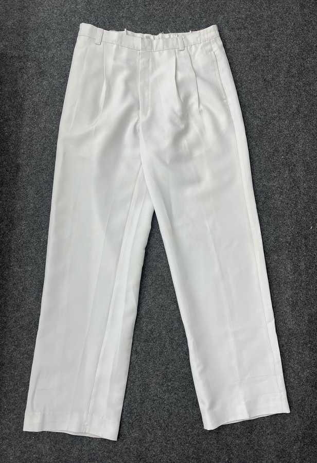 Men Off White Formal Trouser - Image 3