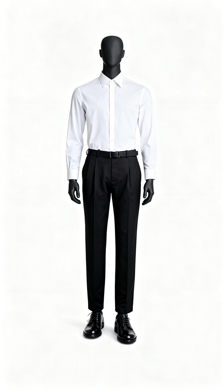 Men Classic Black Formal Trouser