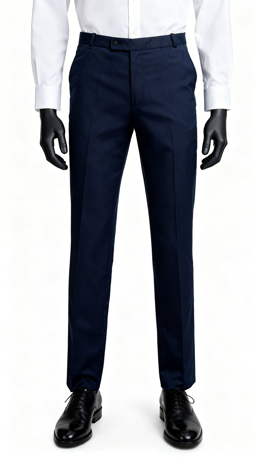 Men Navy Blue Formal Office Trouser