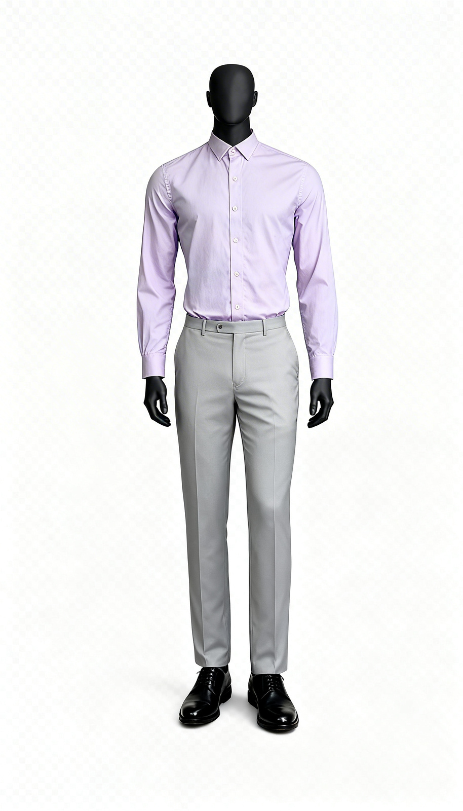 Light Pink Solid Formal Shirt