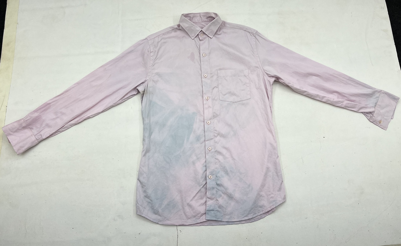 Light Pink Solid Formal Shirt - Image 3