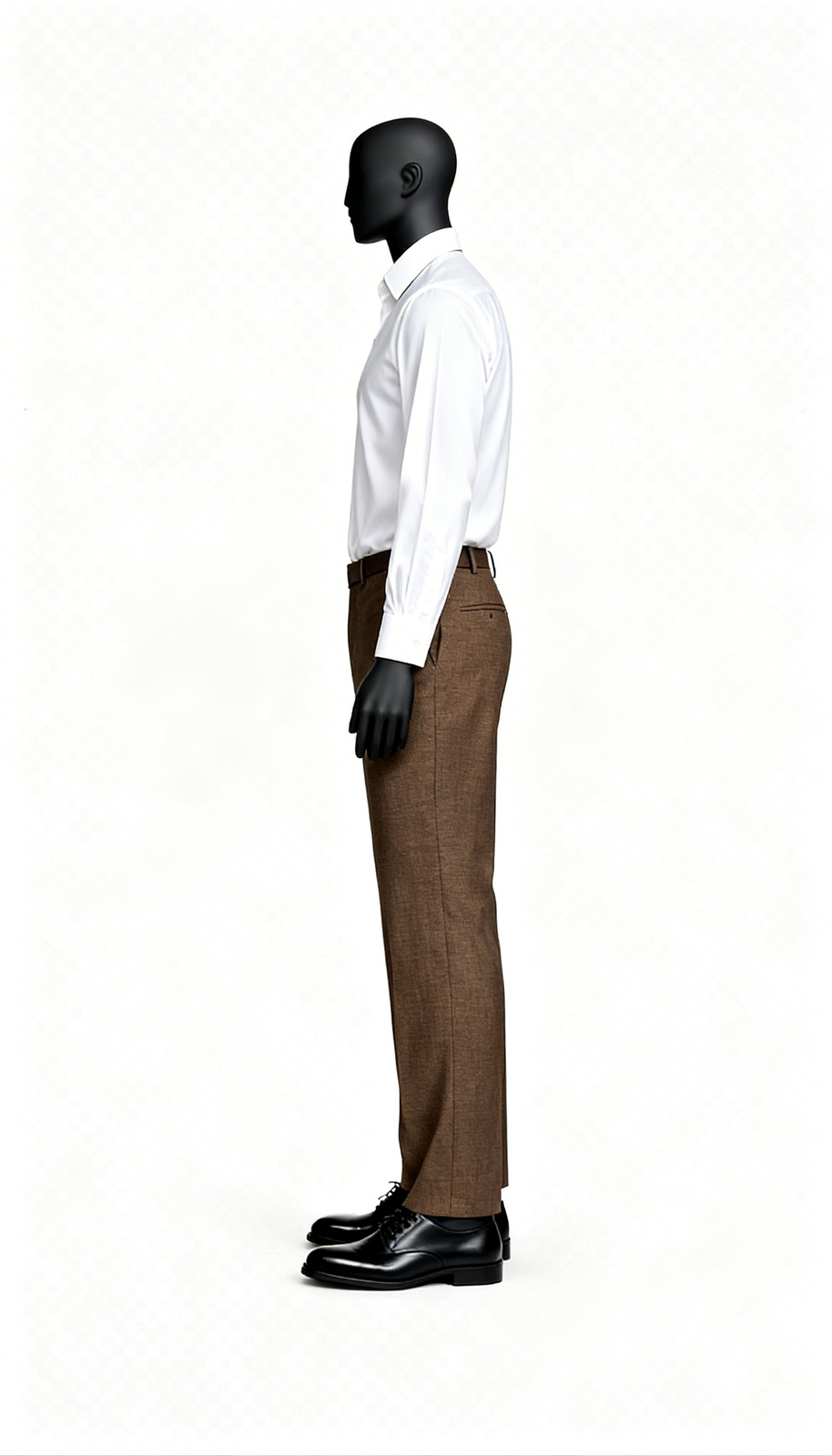 Men’s Solid Formal Trousers - Image 3