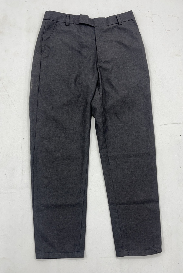 Men’s Solid Charcoal Trousers - Image 4