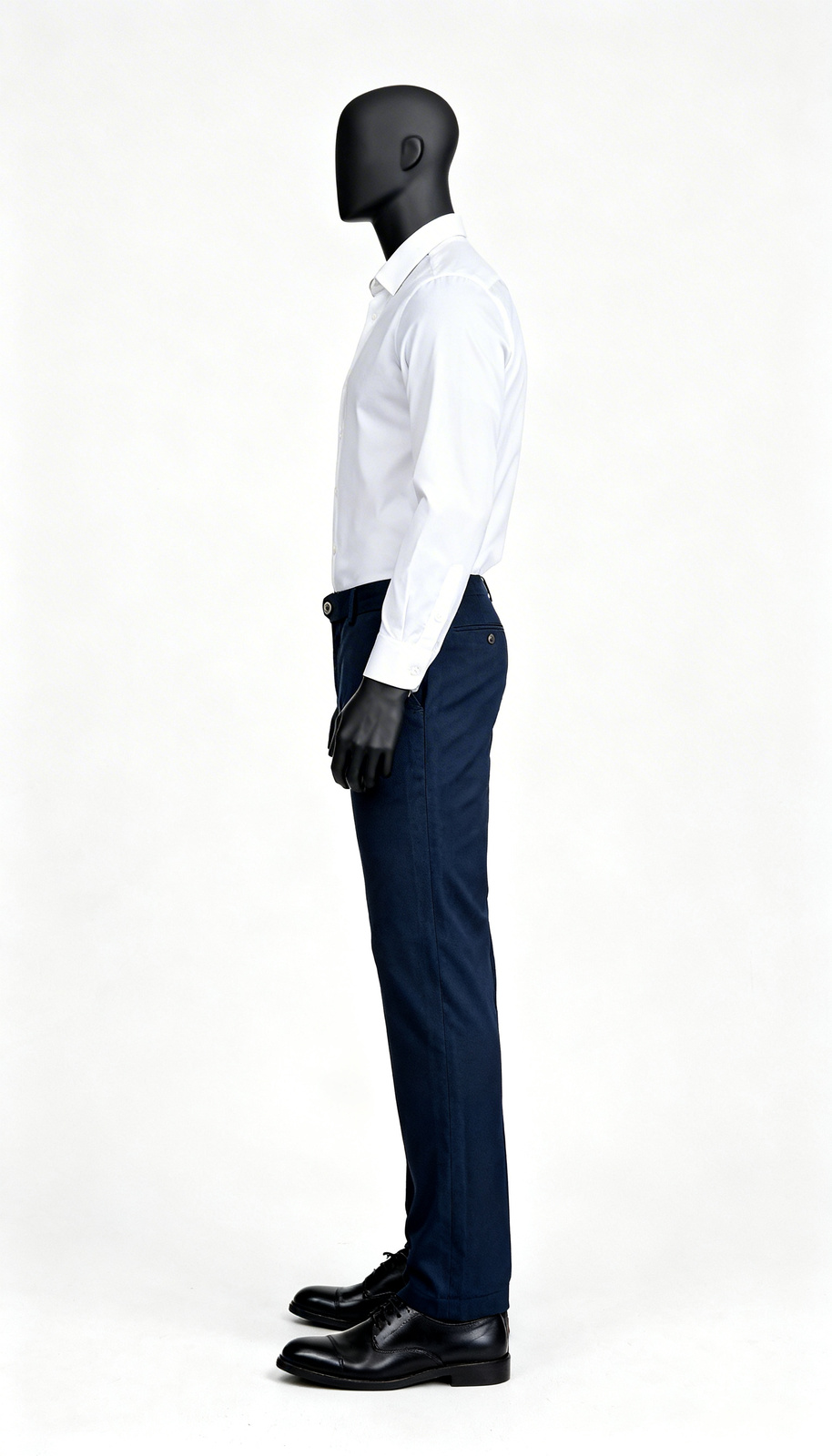 Navy Blue Casual Trouser