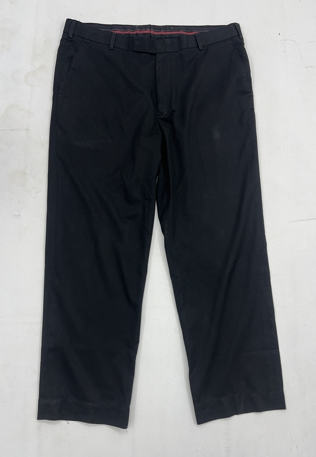 Black Pleated Trouser - Image 3