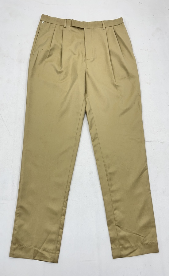 Men Khaki Formal Straight Trouser - Image 3