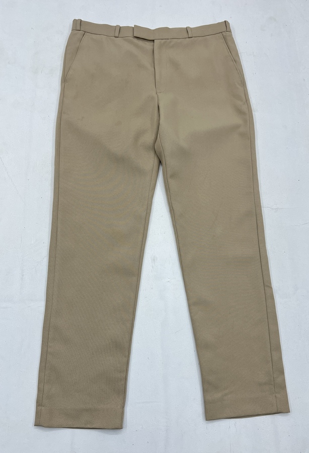 Men Khaki Formal Straight Trouser - Image 4