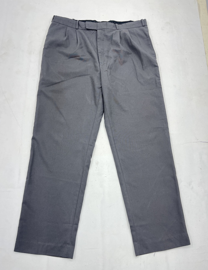 Men Grey Formal Straight Trouser