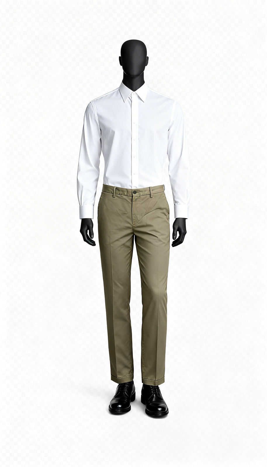 Olive Green Casual Trouser