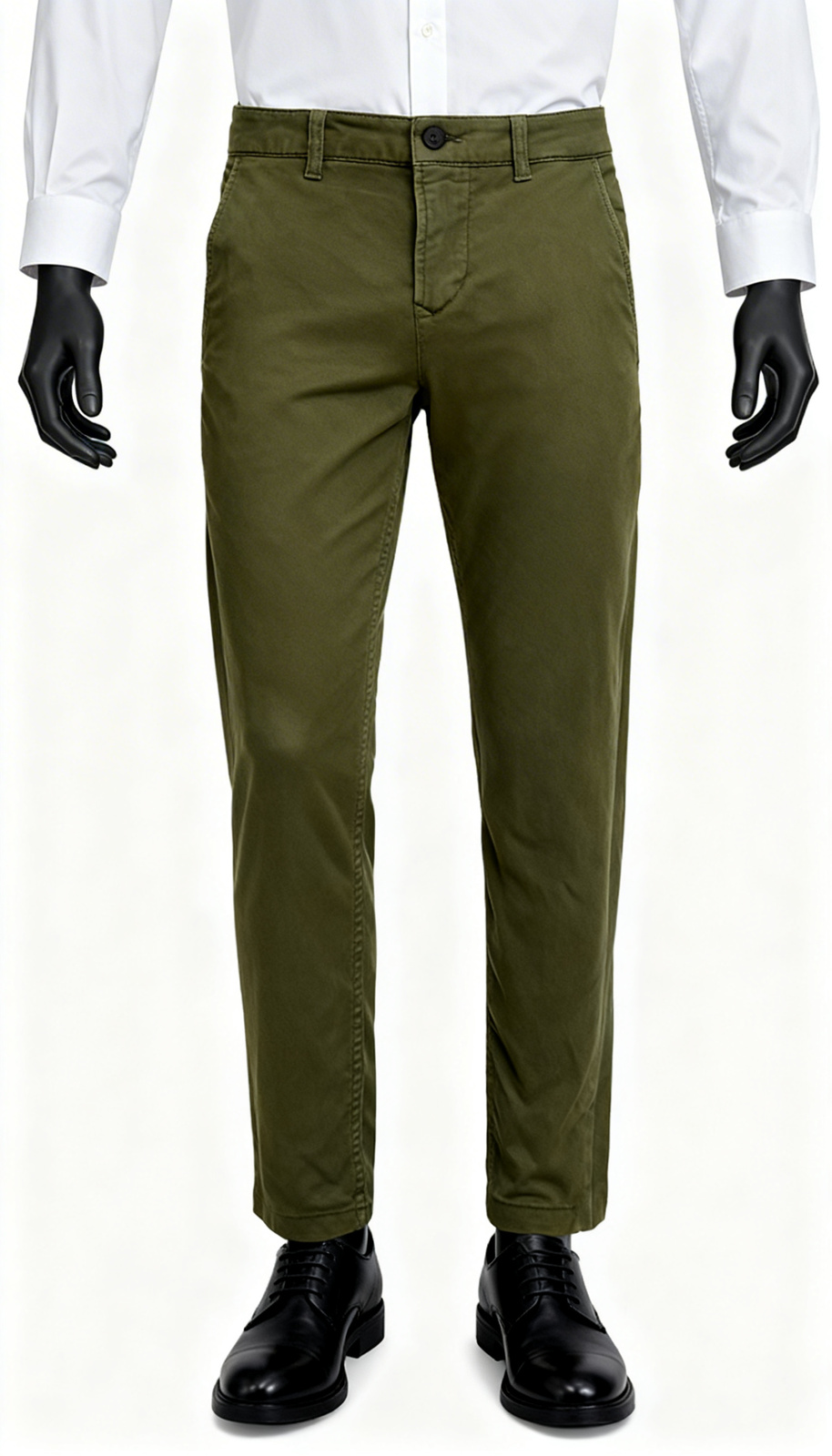 Olive Green Casual Trouser