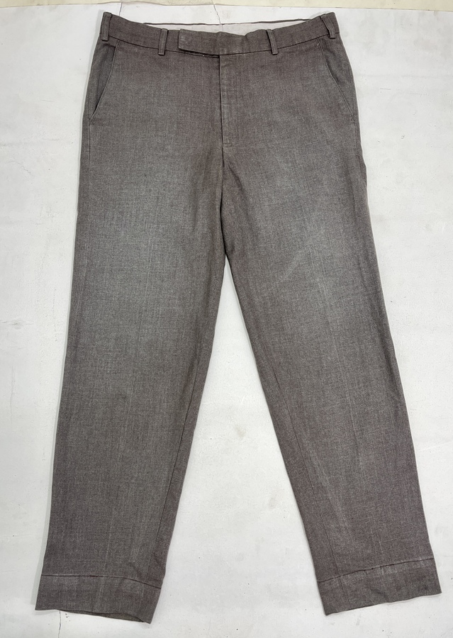 Men Classic Brown Formal Trouser - Image 4