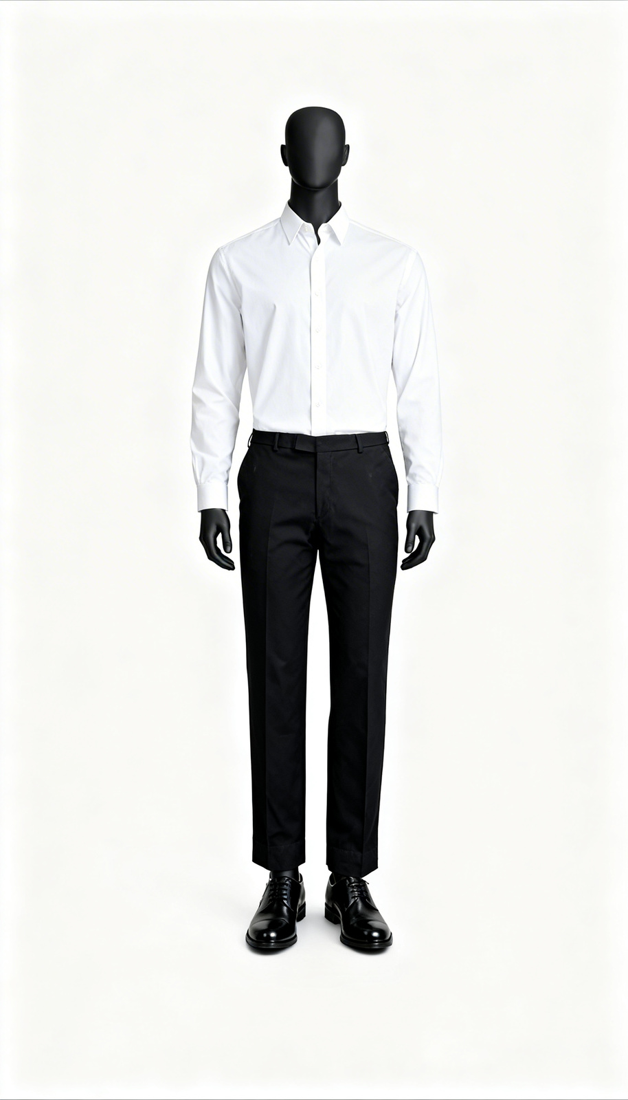 Men Black Formal Trouser