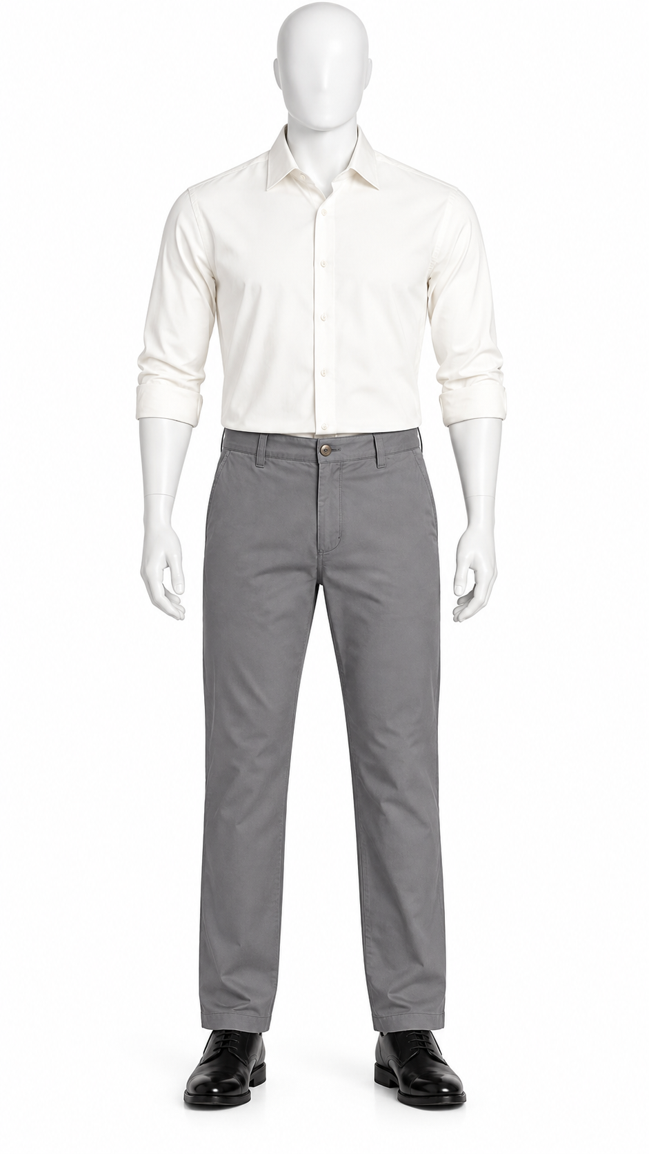 Ash Grey Formal Trousers