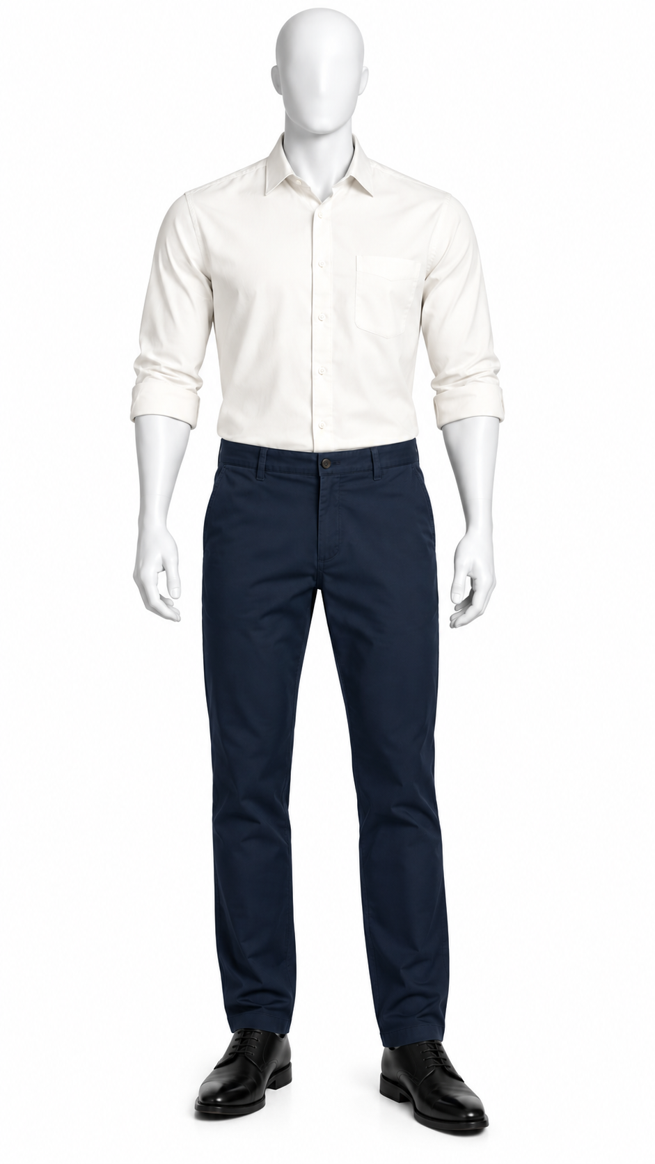 Arrow Navy Casual Trouser