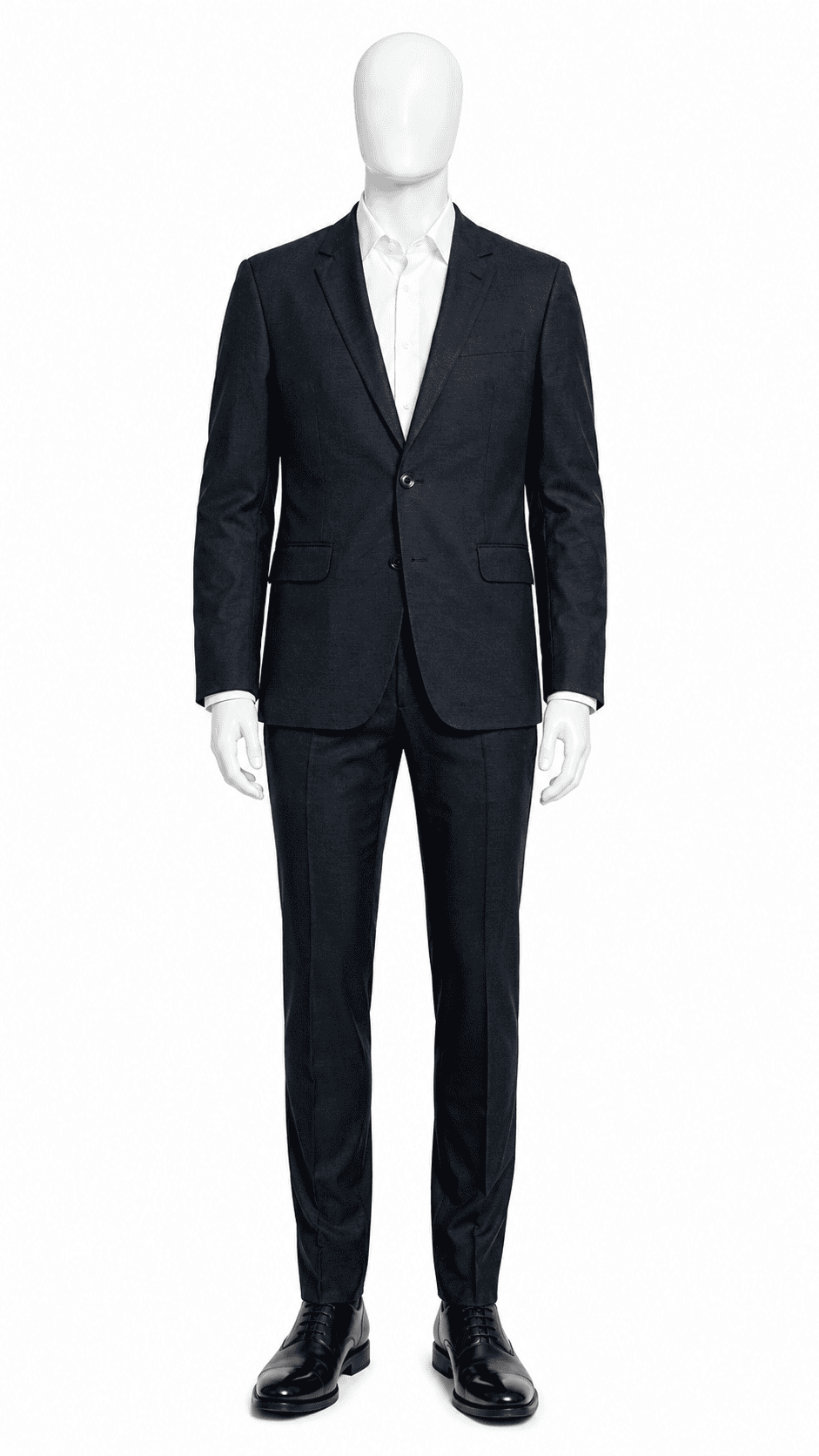 The Textured Black Modern Sport Coat
