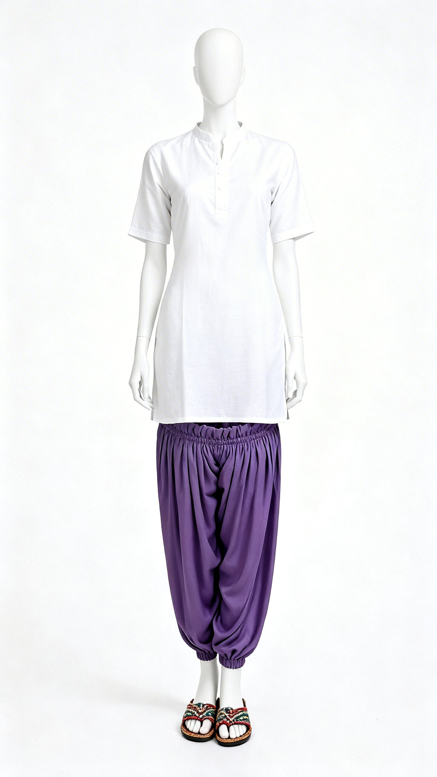 Lavender Dhoti Pants