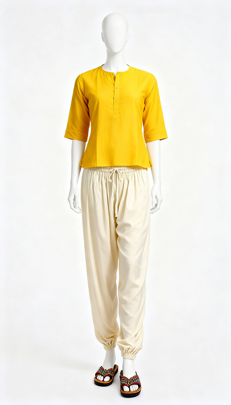 Off White Ethnic salwar