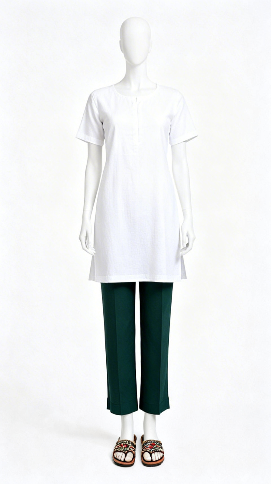 Dark green tapered lounge pajama