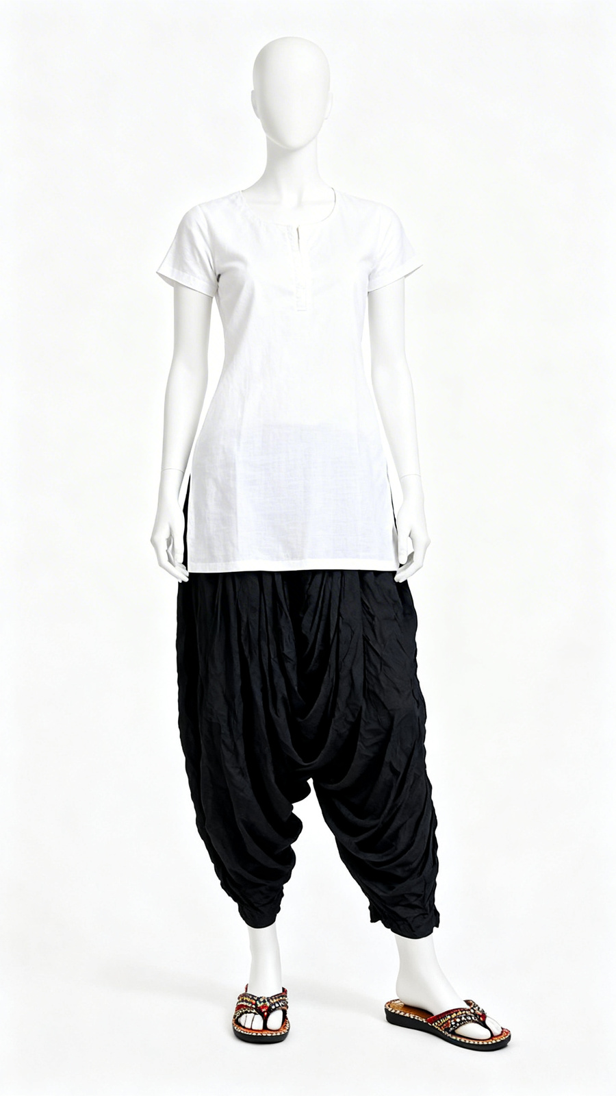 Navy Casual Salwar Bottom