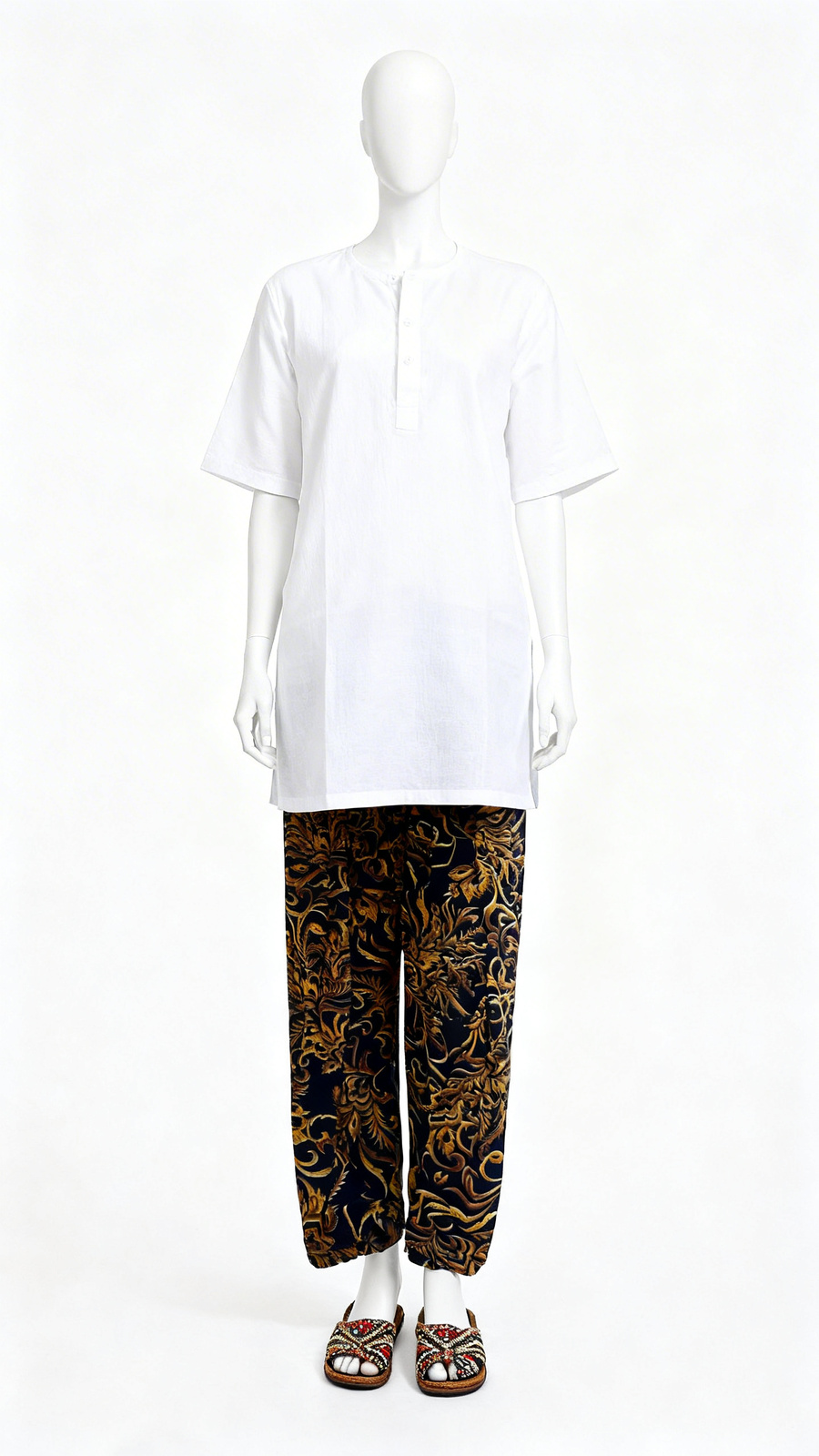 Baroque Printed Dhoti Pants