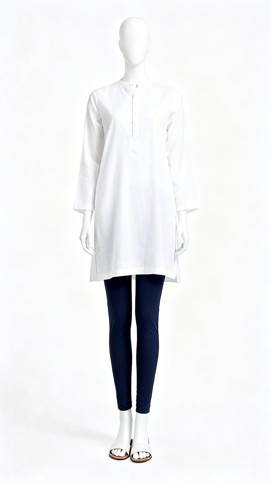 Navy basic ankle pajama