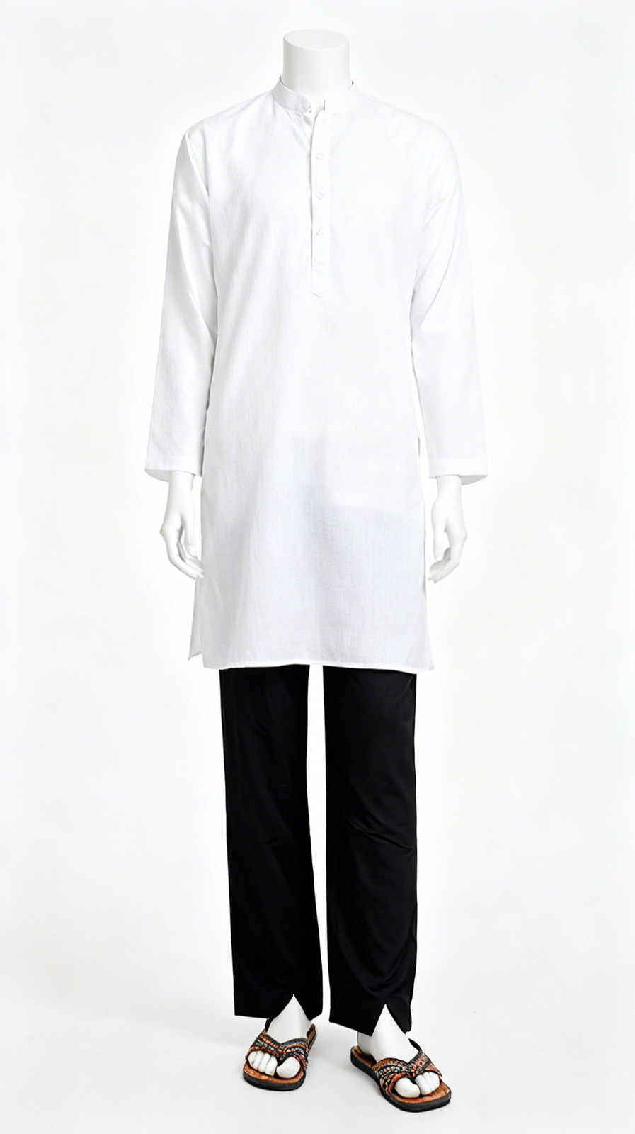 Black slim basic pajama