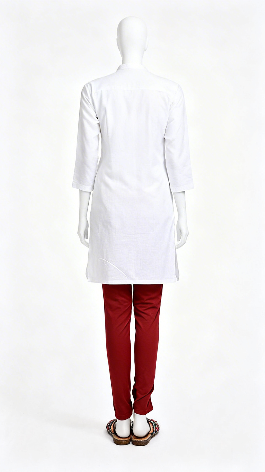 Red basic ankle pajama