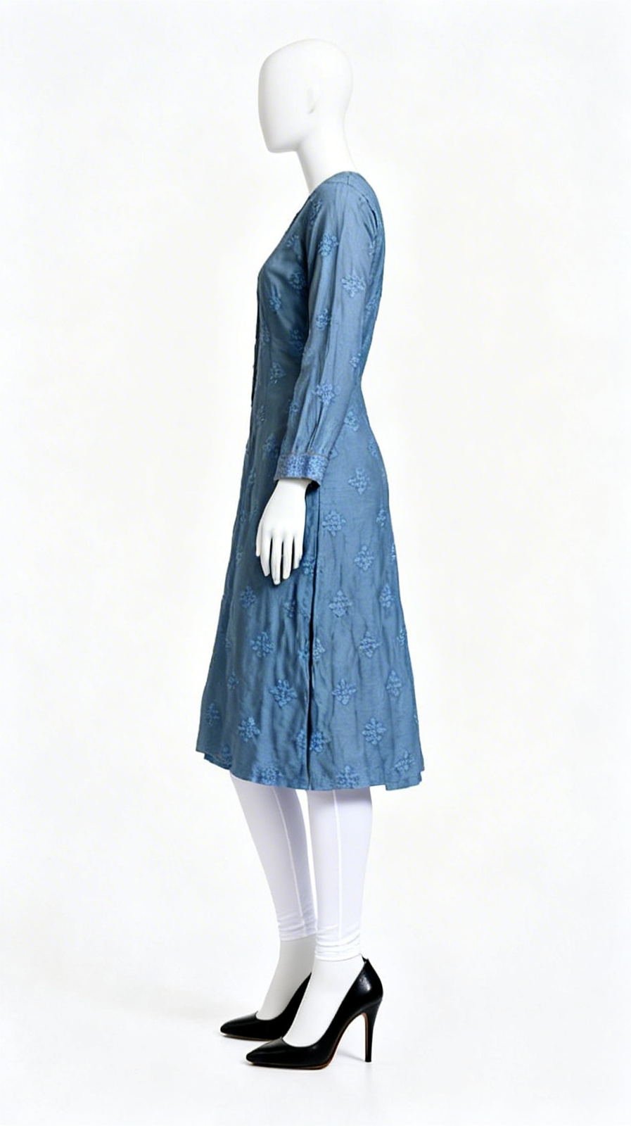 Embroidered Ethnic Kurti - Image 3