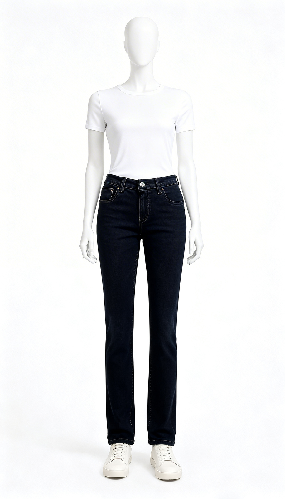 Black Solid Slim Fit Jeans