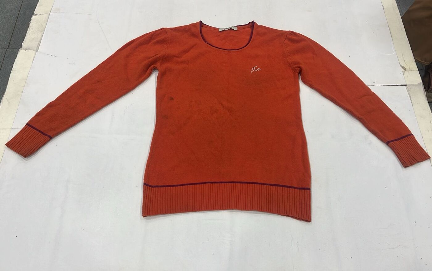 Solid Ribbed Sweater - Image 4