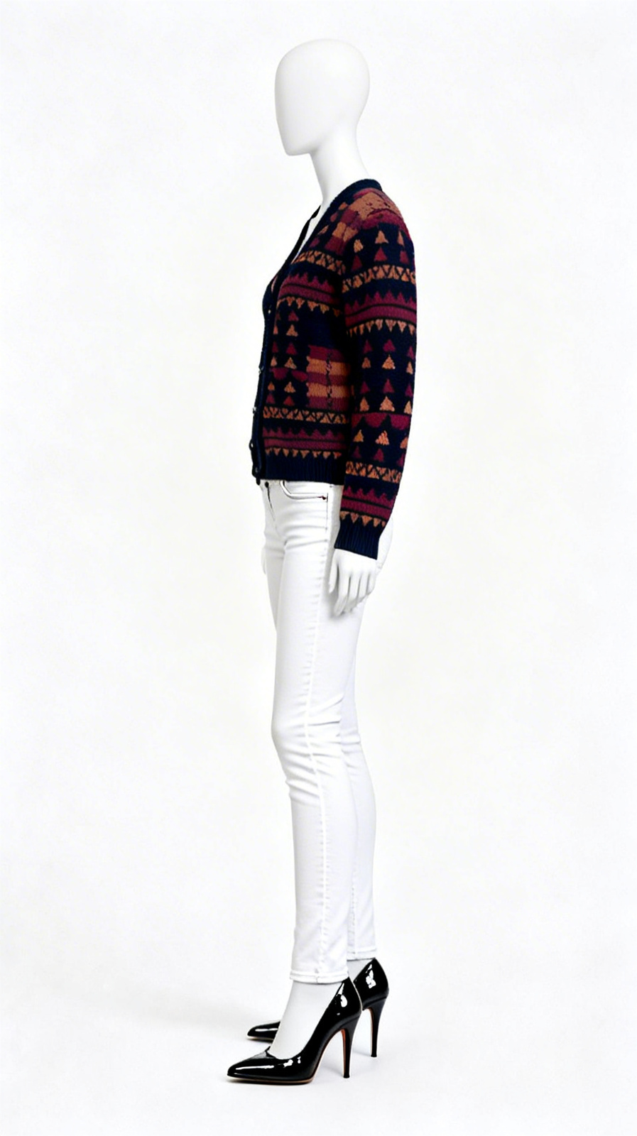 Printed Knit Cardigan - Image 3
